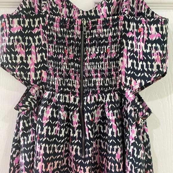 American Eagle Womens Size 6 Dress Spaghetti Strap Colorful Aztec Mini - Picture 10 of 13